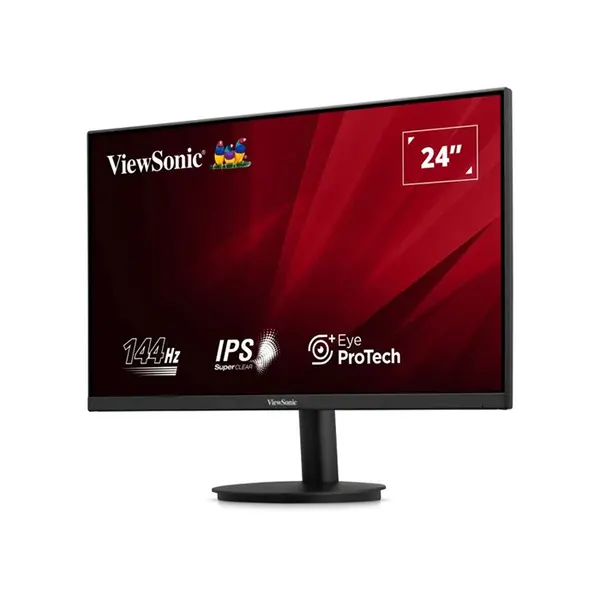 ViewSonic VA24G1-H 24 Inch Full HD 144Hz Gaming LED Monitor, 1920×1080 Resolution, High Refresh Rate Display, Adaptive Sync Support, Smooth Gaming Experience Monitor