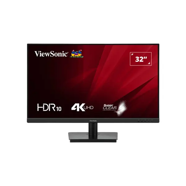 ViewSonic VA3208-4K-MHD 32 Inch 4K UHD LED Monitor, 3840×2160 Resolution, Large Screen Productivity Design, Multiple Connectivity Options, Professional Office Display