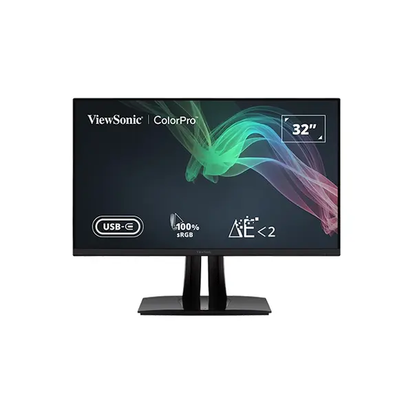 ViewSonic VP3256-4K 32 Inch 4K UHD Professional IPS Monitor, 3840×2160 Resolution, Factory Color Calibrated IPS Panel, HDR Support, Professional Content Creation and Productivity Display
