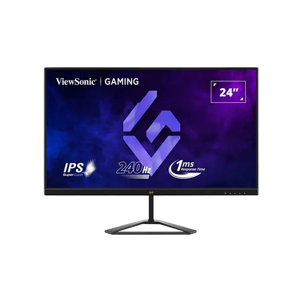 ViewSonic VX2479A-HD-PRO 24 Inch Full HD 240Hz Gaming LED Monitor, 1920×1080 Resolution, Ultra-High Refresh Rate IPS Panel, Adaptive Sync Technology, Competitive Esports Gaming Display