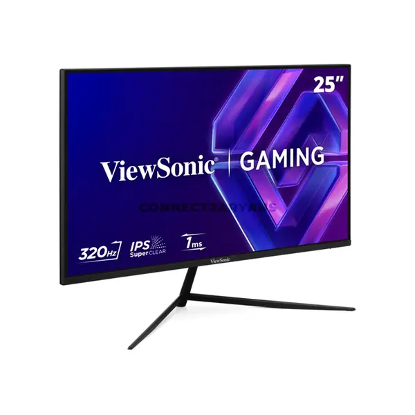 ViewSonic VX2532 25-Inch Full HD SuperClear IPS Gaming Monitor, 320Hz Refresh Rate, 1ms MPRT, FreeSync Premium, G-SYNC Compatible, HDR10, 250 Nits, Dual HDMI 2.1 & DisplayPort 1.4