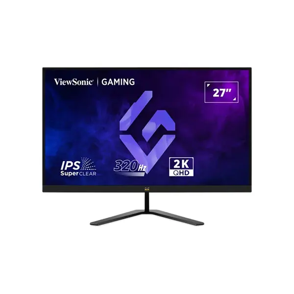 ViewSonic VX2766-2K-PRO-9 27-Inch QHD Gaming Monitor, 2560×1440 Resolution, 320Hz Refresh Rate, High-Speed Competitive Gaming Display, Ultra-Smooth Visual Performance Monitor