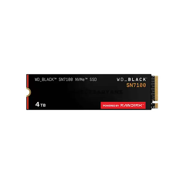 WD_BLACK SN7100 4TB NVMe M.2 Internal Gaming SSD, PCIe Gen4 x4 NVMe, Up to 7000MB/s Read & 6700MB/s Write, TLC 3D NAND, 900K Read / 1350K Write IOPS, DRAM-Less Design, M.2 2280, 2400TBW Endurance, WDS400T4X0E-00CJA0