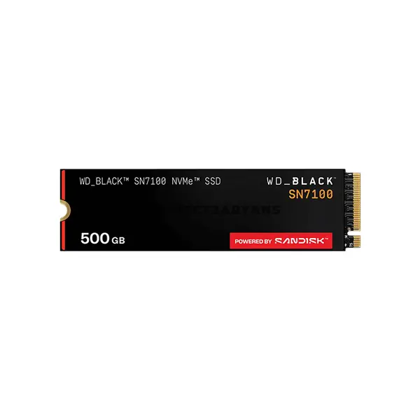 WD_BLACK SN7100 500GB NVMe M.2 Internal Gaming SSD, PCIe Gen4 x4 NVMe, Up to 6800MB/s Read & 5800MB/s Write, TLC 3D NAND, 760K Read / 1200K Write IOPS, DRAM-Less Design, M.2 2280, 300TBW Endurance, WDS500G4X0E-00CJA0