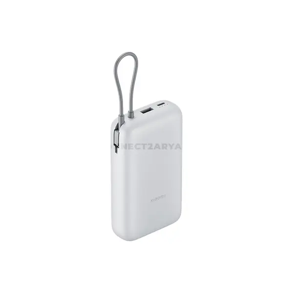 Xiaomi Power Bank 20000mAh 22.5W with Integrated Cable PB2020MI, 20000mAh Fast Charging Portable Power Bank, 22.5W Multi-Device Charger, Built-in Charging Cable