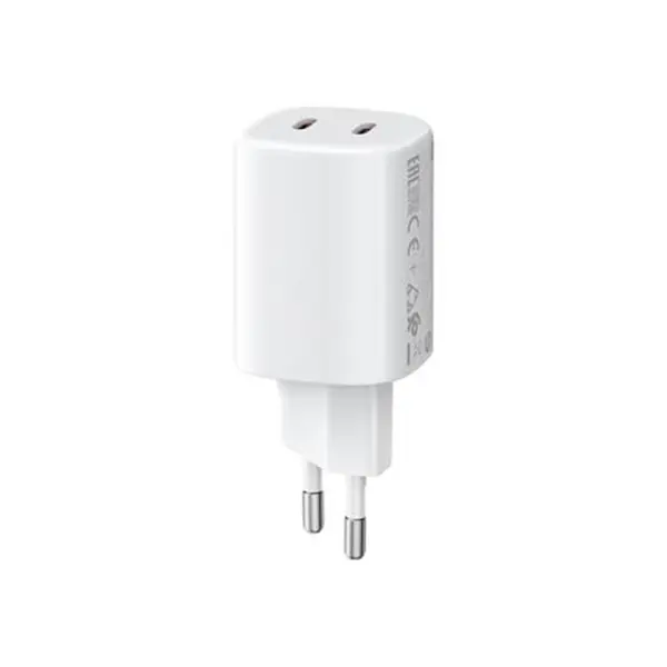 Xiaomi MI Power Adp 45W GaN Charging Power Adapter Dual Port BHR087OEU, 45W USB-C + USB-A Fast Wall Charger with GaN Technology & Multi-Layer Safety Protection