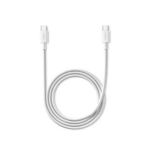 MI Cable 6A 120W USB-C to USB-C BHR087KGL, HyperCharge & PD Fast Charging Cable, 6A USB Type-C to USB Type-C Braided Data Cable