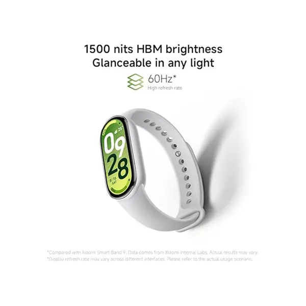 Xiaomi Smart Band 10 BHR07PYGL, AMOLED Touch Display Fitness Tracker, Continuous Health Monitoring, 150+ Sports Modes, Long Battery Life