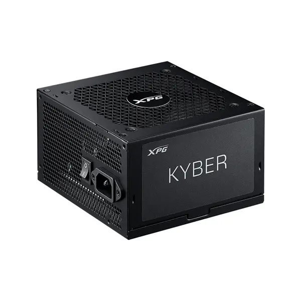 XPG KYBER 850W Gaming Power Supply, 80 PLUS Gold Certified Efficiency, ATX 3.1 Ready Design, Non-Modular Cable Configuration, 120mm Fluid Dynamic Bearing Fan, Reliable Gaming PSU