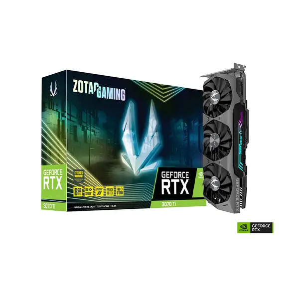 ZOTAC GAMING GeForce RTX 3070 Ti 8GB Graphics Card, 8GB GDDR6X Memory, IceStorm Advanced Cooling System, NVIDIA Ampere Architecture, High-Performance Gaming GPU