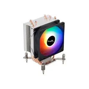 Thunder Zyler RGB CPU Air Cooler, Single Tower Heatsink Design, 4 Copper Heatpipes, 120mm RGB Cooling Fan, Intel and AMD Platform Compatibility, Efficient CPU Air Cooling Solution