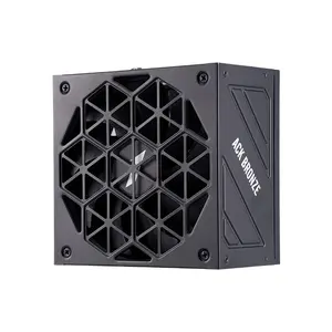 1st Player ACK Bronze 650W Black Power Supply Unit, 80 Plus Bronze Certified Efficiency, Reliable Power Delivery Design, ATX Gaming PSU for Mainstream PC Builds