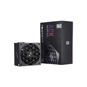 1st Player ACK Silver 750W Power Supply, ATX 3.1 and PCIe 5.1 Ready Design, 80 PLUS Silver Certified Efficiency, High-Performance Gaming PSU with Modern GPU Support