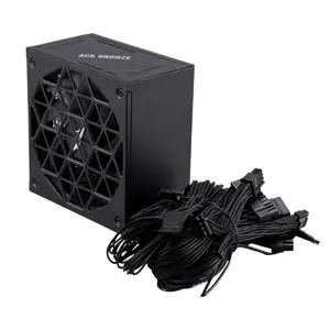 1st Player ACK Bronze 650W Black Power Supply Unit, 80 Plus Bronze Certified Efficiency, Reliable Power Delivery Design, ATX Gaming PSU for Mainstream PC Builds