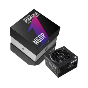 1st Player NGDP Platinum 1000W Black Power Supply, 80 Plus Platinum Certified Efficiency, Fully Modular Cable Design, ATX 3.0 and PCIe 5.0 Ready, High-Performance Gaming PSU