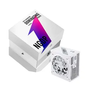 1st Player NGDP Platinum 1000W White Power Supply, 80 Plus Platinum Certified Efficiency, Fully Modular Cable Design, ATX 3.1 and PCIe 5.1 Ready, High-Performance Gaming PSU