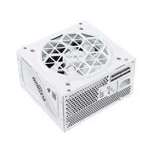 1st Player NGDP Platinum 1000W White Power Supply, 80 Plus Platinum Certified Efficiency, Fully Modular Cable Design, ATX 3.1 and PCIe 5.1 Ready, High-Performance Gaming PSU