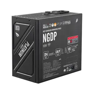 1st Player NGDP Platinum 1300W Black Power Supply, 80 Plus Platinum Certified Efficiency, Fully Modular Cable Design, ATX 3.0 and PCIe 5.0 Ready, High-End Gaming and Workstation PSU