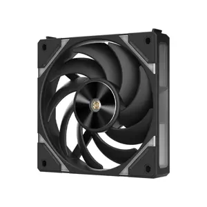 1st Player XF7 Black ARGB Cooling Fan, 120mm Fan Size, Addressable RGB Lighting Effects, High Airflow Performance, PWM PC Case Cooling Fan