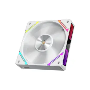 1st Player XF7 White ARGB Cooling Fan, 120mm Fan Size, Addressable RGB Lighting Effects, High Airflow Performance, PWM PC Case Cooling Fan