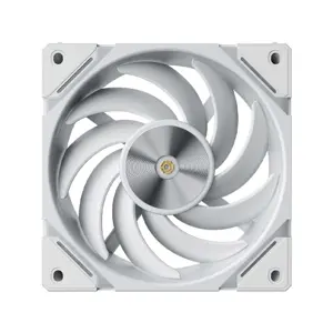 1st Player XF7 White ARGB Cooling Fan, 120mm Fan Size, Addressable RGB Lighting Effects, High Airflow Performance, PWM PC Case Cooling Fan