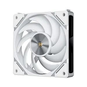 1st Player XF7 White ARGB Cooling Fan, 120mm Fan Size, Addressable RGB Lighting Effects, High Airflow Performance, PWM PC Case Cooling Fan
