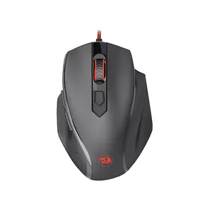 Redragon Tiger 2 M709-1 RGB Gaming Mouse, 3200 DPI Optical Sensor, Ergonomic Gaming Design, RGB Lighting Effects, Wired USB Connectivity, Comfortable Gaming Mouse