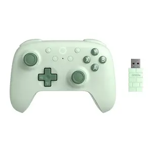 8BitDo Ultimate 2C Wireless Controller for Windows PC and Android, 1000Hz Polling Rate, Hall Effect Joysticks & Triggers, Green Wireless Gaming Controller