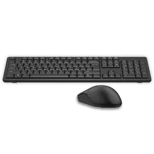 A4Tech 3330NS Multimedia 2.4GHz Wireless Keyboard and Mouse Combo Set, GK-3 Multimedia Keyboard, G3-330NS Silent Click Mouse, 2000 DPI Adjustable Sensor, 12 Hotkeys