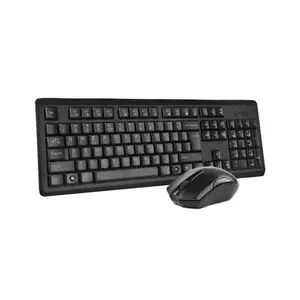 A4Tech 4200NS Multimedia 2.4GHz Wireless Keyboard and Mouse Combo Set, GR-92 Multimedia Keyboard, G3-200NS Silent Click Mouse, 1200 DPI Optical Sensor, 10–15m Wireless Range
