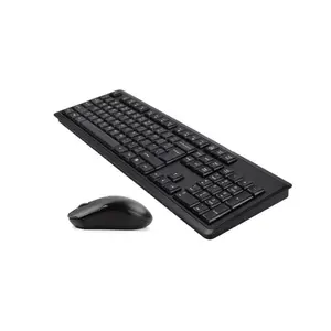 A4Tech 4200NS Multimedia 2.4GHz Wireless Keyboard and Mouse Combo Set, GR-92 Multimedia Keyboard, G3-200NS Silent Click Mouse, 1200 DPI Optical Sensor, 10–15m Wireless Range