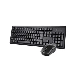 A4Tech 4200NS Multimedia 2.4GHz Wireless Keyboard and Mouse Combo Set, GR-92 Multimedia Keyboard, G3-200NS Silent Click Mouse, 1200 DPI Optical Sensor, 10–15m Wireless Range