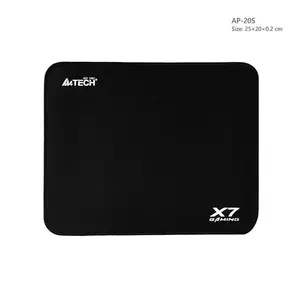 A4Tech AP-20S Mouse Pad, 800 x 300 x 2mm Extended Surface Area, Smooth Cloth Surface, Anti-Slip Rubber Base, Large Desk Mat, Black Edition