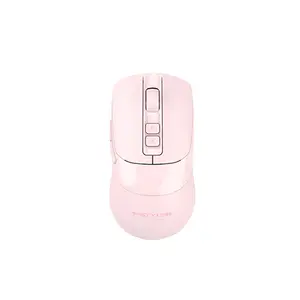 A4Tech FB50CS Plus Bluetooth & 2.4GHz Wireless Rechargeable Silent Click Mouse, 3200 DPI 5-Level Adjustable Sensor, Multi-Device Connectivity, USB Type-C Charging, Black Edition