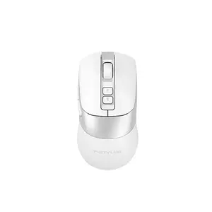 A4Tech FB50CS Plus Bluetooth & 2.4GHz Wireless Rechargeable Silent Click Mouse, 3200 DPI 5-Level Adjustable Sensor, Multi-Device Connectivity, USB Type-C Charging, Black Edition