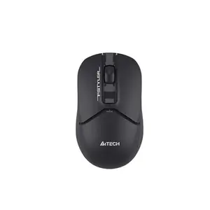 A4Tech FG12S Silent Click Wireless Mouse, 2000 DPI 4-Level Adjustable Optical Sensor, 2.4GHz Wireless Connectivity, 16-in-One Gesture Support, Ergonomic Symmetrical Design