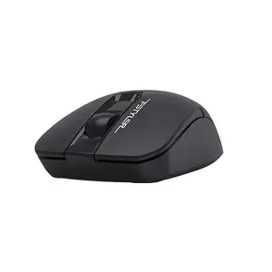 A4Tech FG12S Silent Click Wireless Mouse, 2000 DPI 4-Level Adjustable Optical Sensor, 2.4GHz Wireless Connectivity, 16-in-One Gesture Support, Ergonomic Symmetrical Design