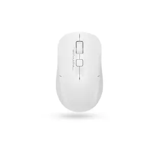 A4Tech FG16CS Air2 Bluetooth & 2.4GHz Wireless Rechargeable Silent Click Mouse, 2400 DPI 4-Level Adjustable Sensor, Air Mouse Function, Multi-Device Connectivity, USB Type-C Charging