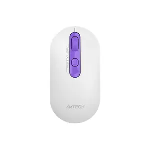A4Tech FG20S Silent Click Wireless Mouse, 2000 DPI 4-Level Adjustable Optical Sensor, 2.4GHz Wireless Connectivity, 16-in-One Gesture Support, Ergonomic Symmetrical Design