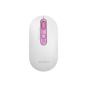 A4Tech FG20S Silent Click Wireless Mouse, 2000 DPI 4-Level Adjustable Optical Sensor, 2.4GHz Wireless Connectivity, 16-in-One Gesture Support, Ergonomic Symmetrical Design