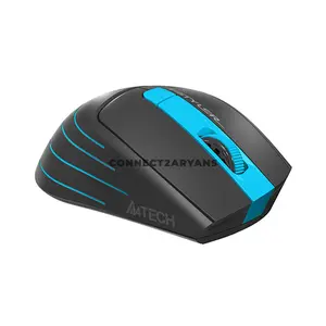 A4Tech FG30S Silent Click Wireless Mouse, 2000 DPI 4-Level Adjustable Optical Sensor, 2.4GHz Wireless Connectivity, 16-in-One Gesture Support, Ergonomic Contoured Design