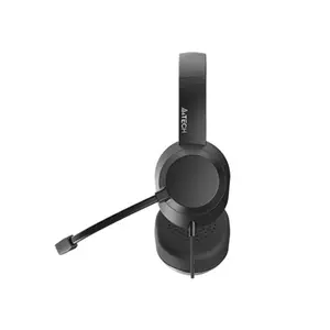 A4Tech FH150U USB Stereo Headset, In-Line Convenient Controller, 50mm Speaker Drivers, Rotatable Unidirectional Microphone, USB Plug-and-Play Connectivity