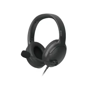 A4Tech FH280U USB Conference Headset, Noise Cancelling Microphone, Over-Ear Foldable Design, Mute Button, 50mm Speaker Drivers, USB Plug-and-Play Connectivity, Black Edition