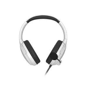 A4Tech FH280U USB Conference Headset, Noise Cancelling Microphone, Over-Ear Foldable Design, Mute Button, 50mm Speaker Drivers, USB Plug-and-Play Connectivity, White Edition