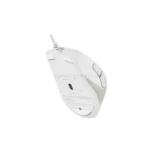 A4Tech FM45S Air Silent Click Wired Optical Mouse, Dual-Function Desk + Air Control, 2400 DPI 4-Level Adjustable Sensor, 1000Hz Adjustable Report Rate, 7 Programmable Buttons, Cream Beige Edition
