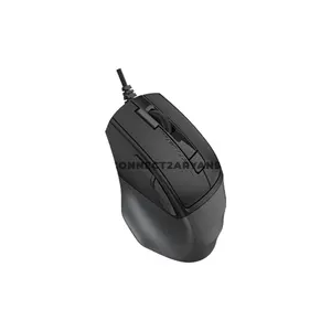 A4Tech FM45S Air Silent Click Wired Optical Mouse, Dual-Function Desk + Air Control, 2400 DPI 4-Level Adjustable Sensor, 1000Hz Adjustable Report Rate, 7 Programmable Buttons, Stone Grey Edition
