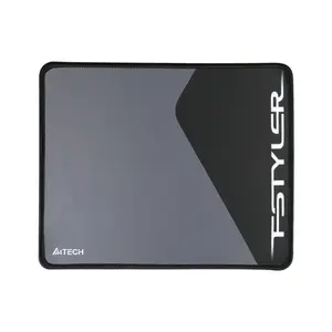 A4Tech FP20 Mouse Pad Black, 250 x 200 x 2mm Surface Area, Anti-Slip Rubber Base, Smooth Cloth Surface, Durable Edge Design