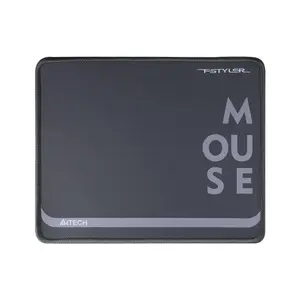 A4Tech FP20 Mouse Pad Black, 250 x 200 x 2mm Surface Area, Anti-Slip Rubber Base, Smooth Cloth Surface, Durable Edge Design