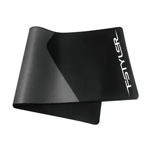 A4Tech FP70 Extended Mouse Pad, 750 x 300 x 2mm Large Surface Area, Smooth Cloth Surface, Anti-Slip Rubber Base, Extended Desk Mat Black Silver