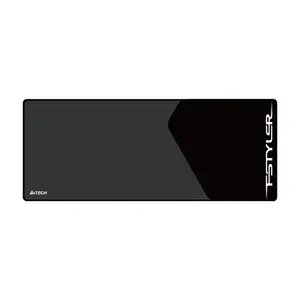 A4Tech FP70 Extended Mouse Pad, 750 x 300 x 2mm Large Surface Area, Smooth Cloth Surface, Anti-Slip Rubber Base, Extended Desk Mat Black Silver